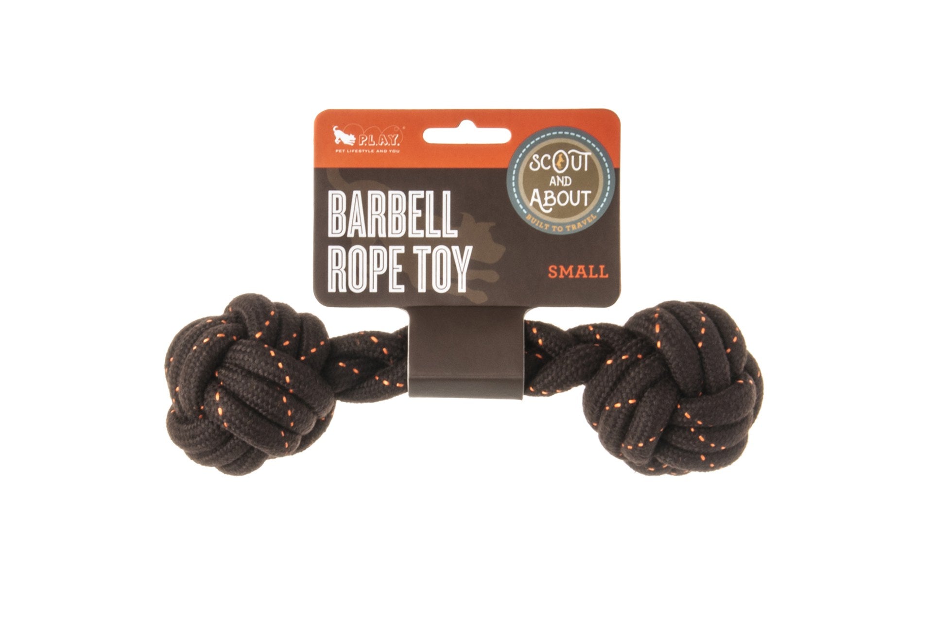 Scout & About Rope Toy - Barbell