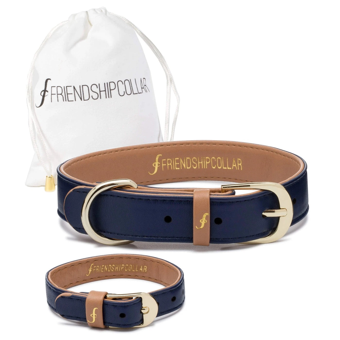 Friendship Collar - Classic Pup Monaco Blue
